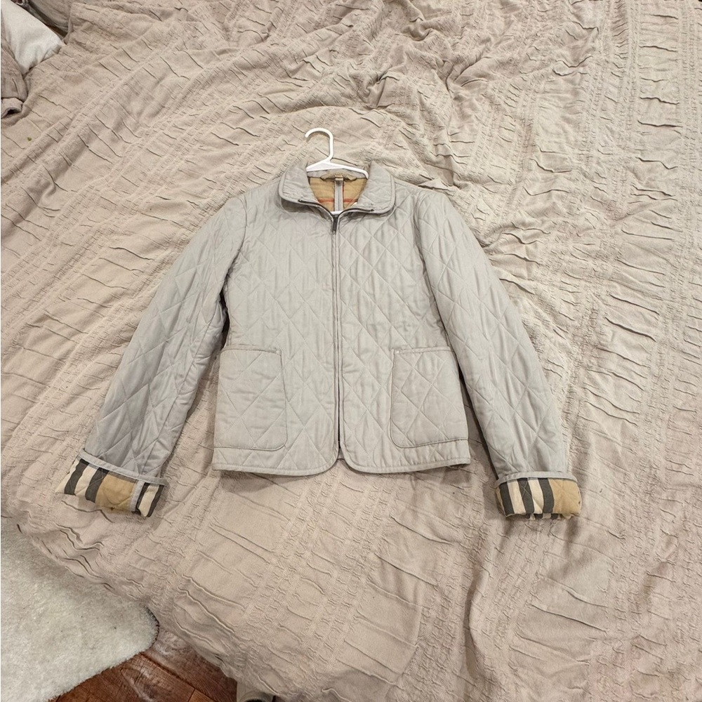 Burberry Brit Beige Quilted Jacket